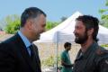 Minister Sutanovac visits “Coriolanus” set